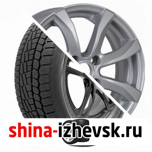 Колесо в сборе Viatti Brina зима (V-521) 185/65 R15 T 88 + iFree Дайс 6xR15 4×100 ET48 DIA54.1 Серебристый в Ижевске